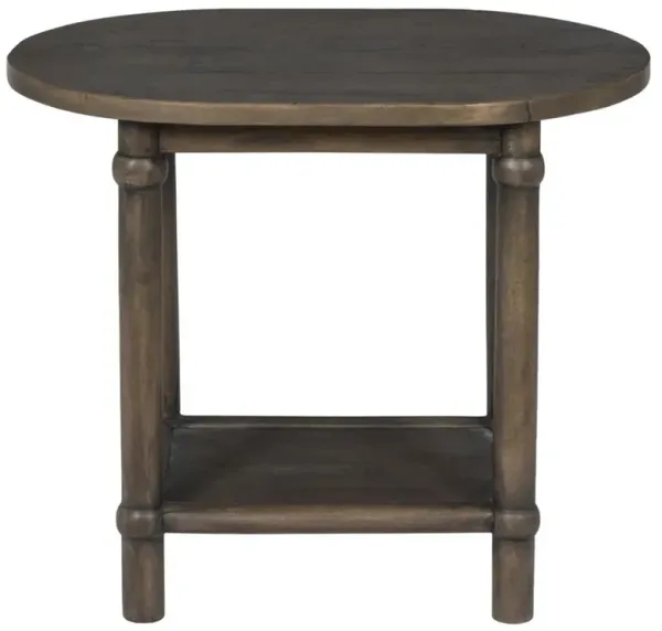 Charnes Aged Belgium Bleach End Table