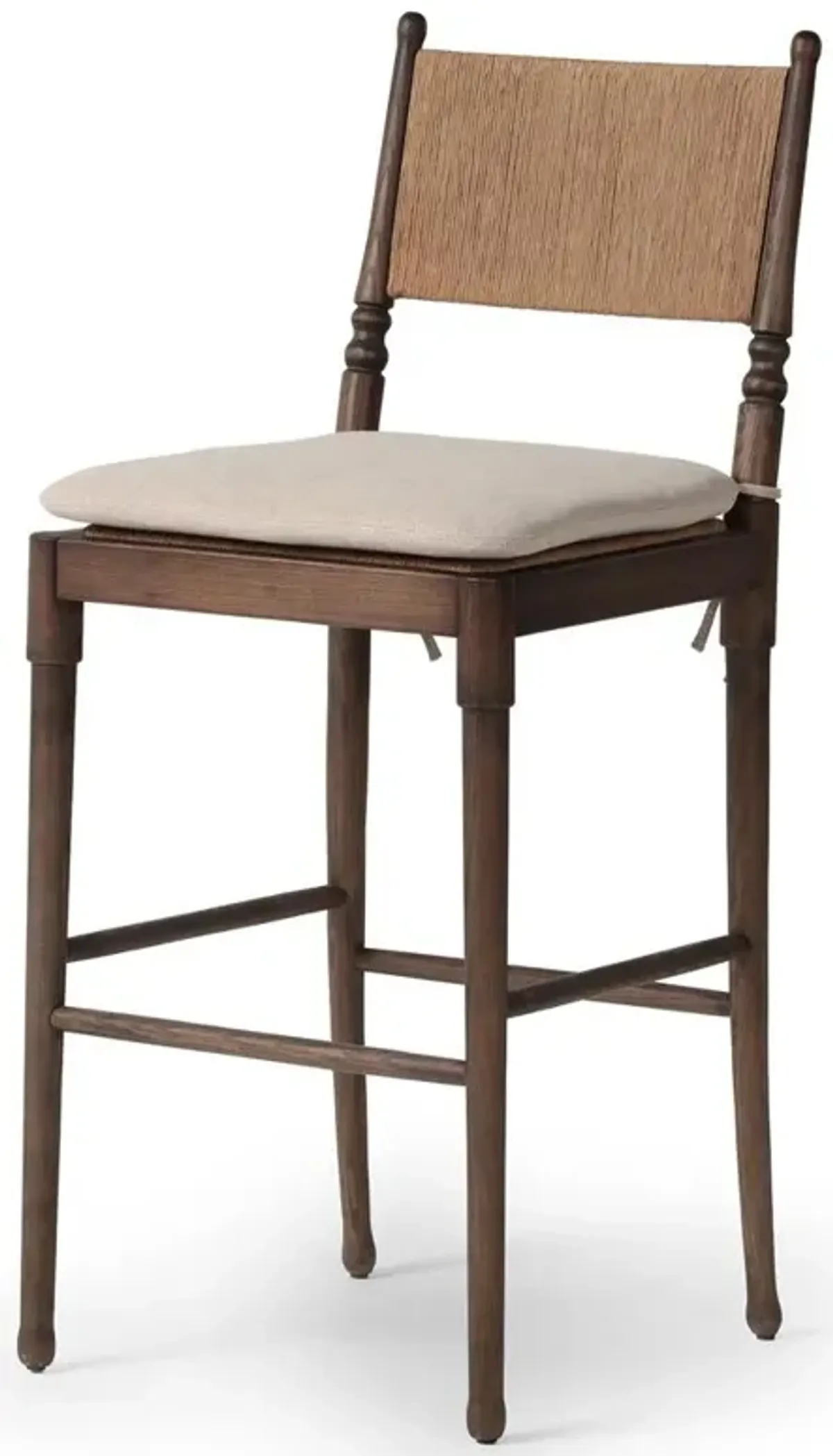 Fayth Broadway Dune Linen Bar Stool