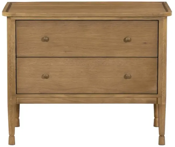 Franny Saddle Brown Nightstand