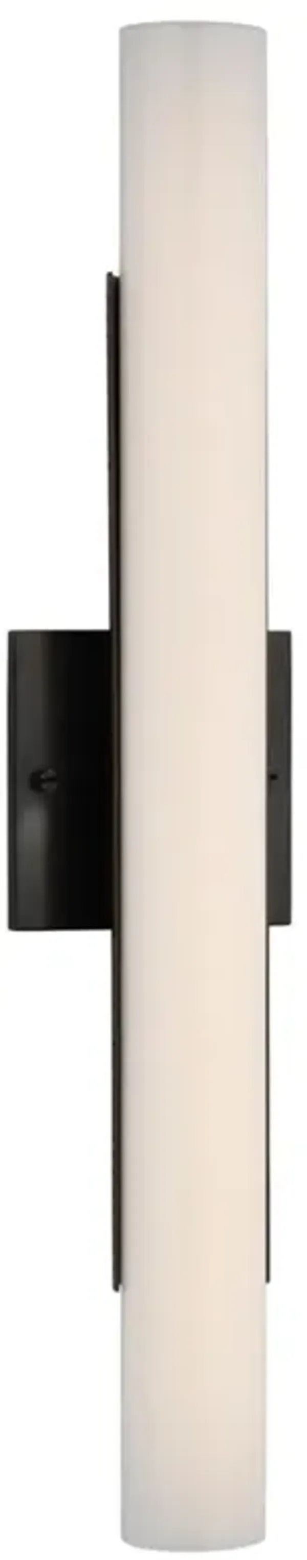 Visual Comfort Precision Modern Bronze Bath Light Sconce - 21"