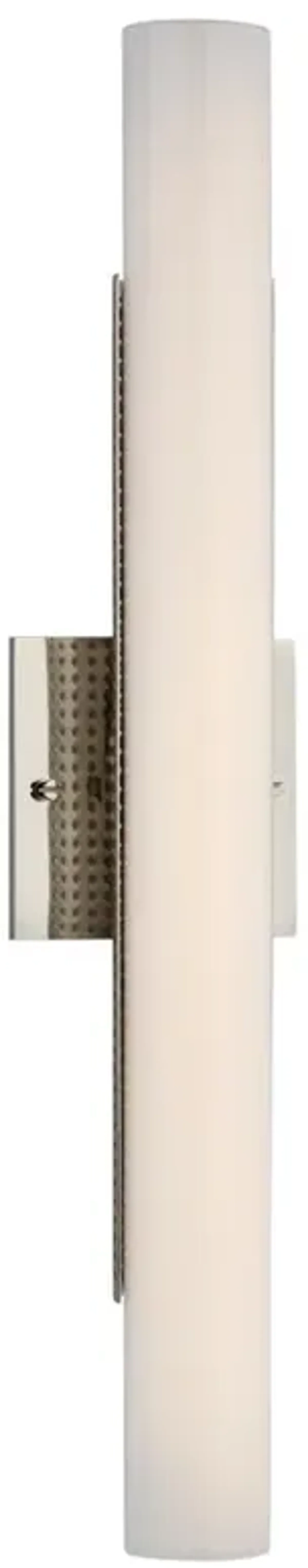 Visual Comfort Precision Modern Polished Nickel Bath Light Sconce - 21"