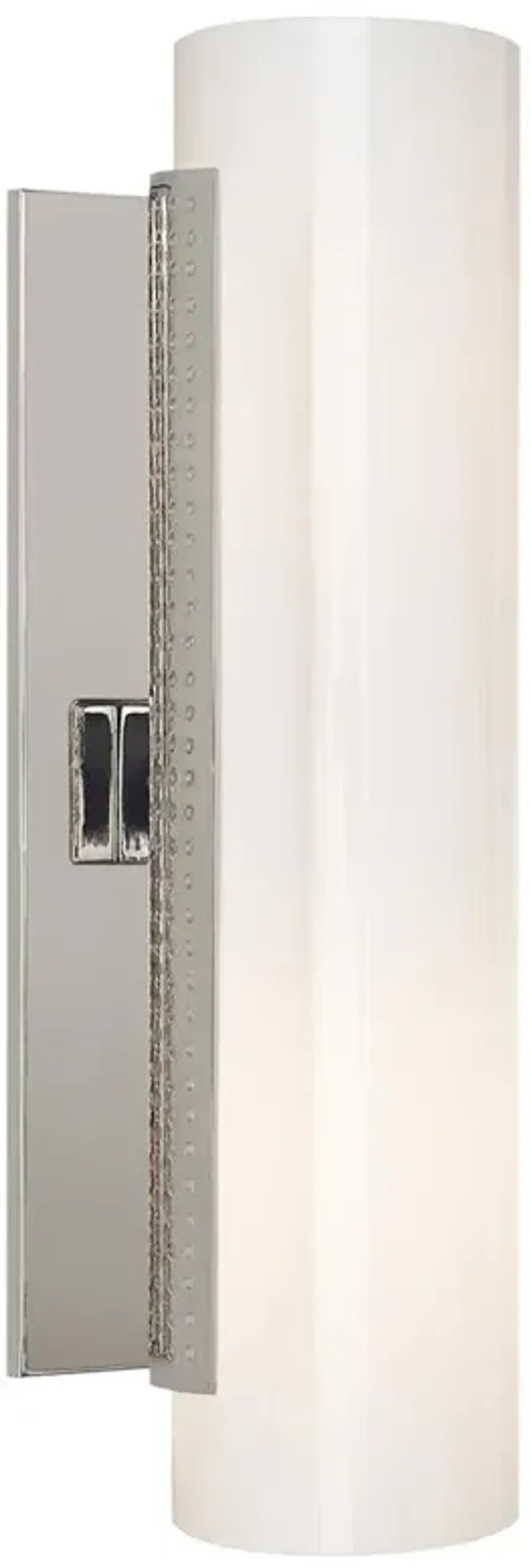 Visual Comfort Precision Modern Classic Polished Nickel Cylinder Sconce