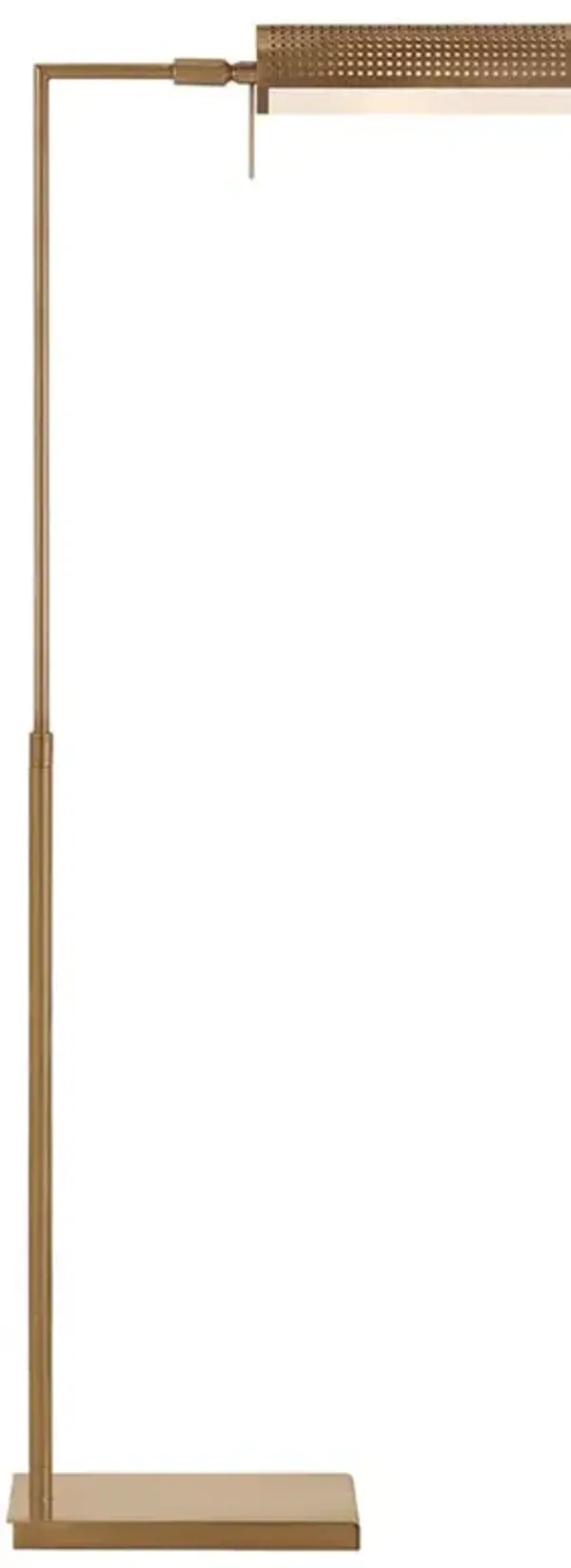 Visual Comfort Precision Modern Antique Burnished Brass Pharmacy Floor Lamp