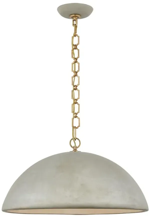 Visual Comfort Elliot Portland Grey Concrete Single Pendant - Extra Large