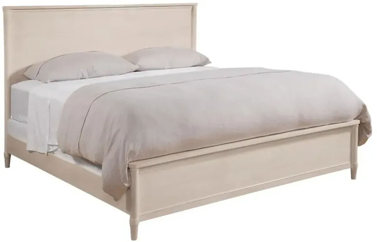 Callum Modern Classic Beige Wood Classic Bed - King