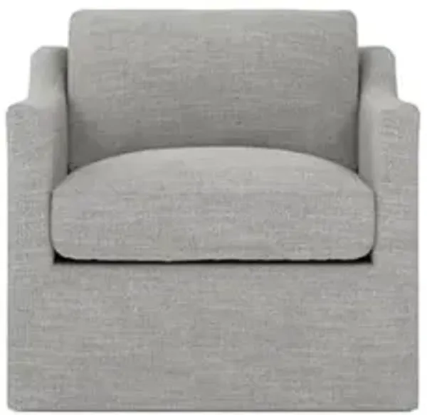 Madeline Nickel Swivel Chair