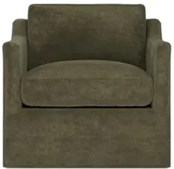 Madeline Tuscan Olive Swivel Chair