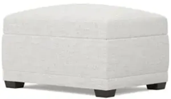 Weybridge Heathered Ivory Performance Ottoman