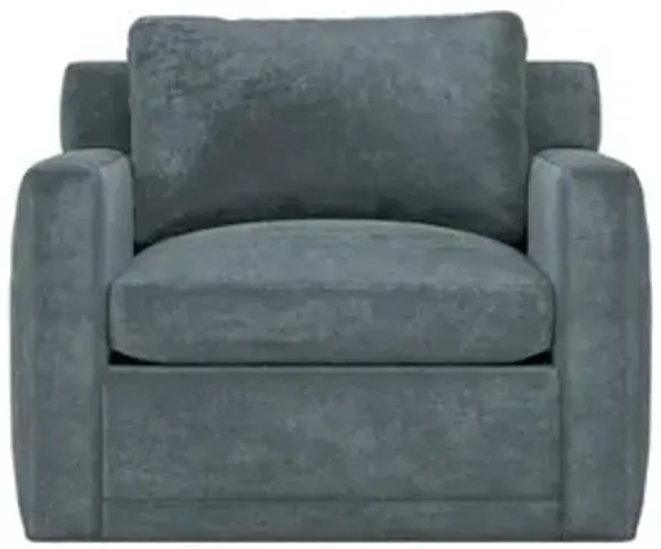 Weybridge Slate Blue Swivel Chair