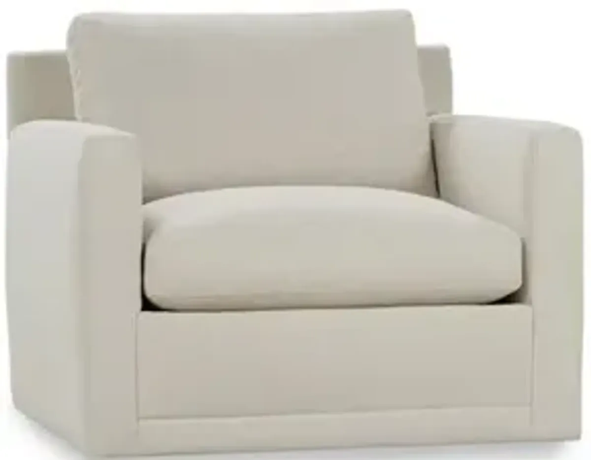Weybridge Sea Salt Performance Swivel Chair