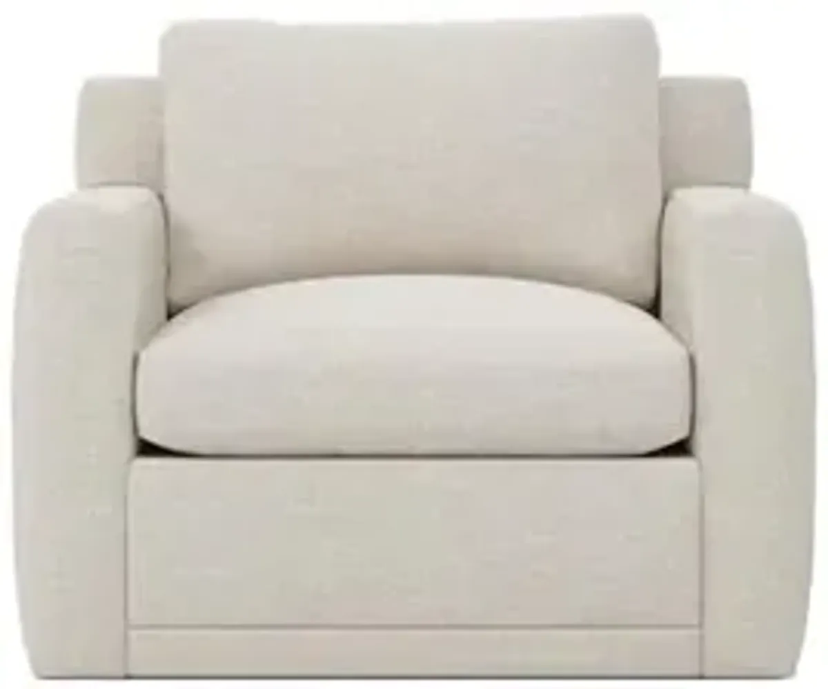 Weybridge Sea Salt Performance Swivel Chair