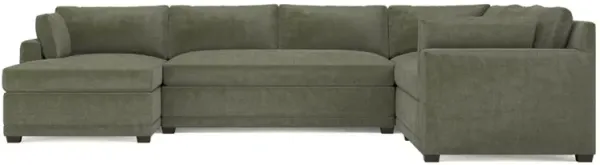 Weybridge Sage Green U-Chaise Sectional - Left Chaise - 142"