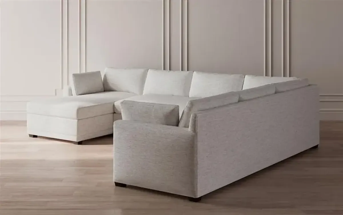 Weybridge Sand U-Chaise Sectional - Left Chaise - 142"