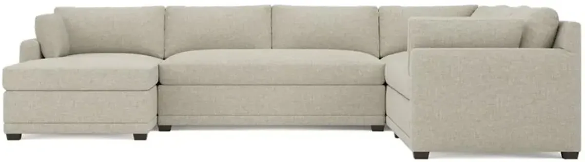 Weybridge Baby Fawn Performance U-Chaise Sectional - Left Chaise - 142"