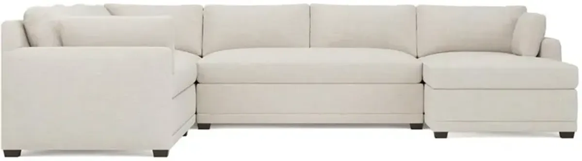 Weybridge Sea Salt Performance U-Chaise Sectional - Right Chaise - 142"