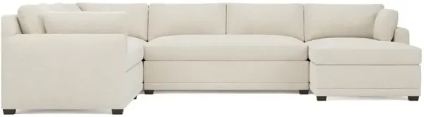 Weybridge Vanilla U-Chaise Sectional - Right Chaise - 142"