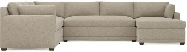 Weybridge Sand U-Chaise Sectional - Right Chaise - 142"