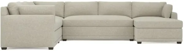 Weybridge Baby Fawn Performance U-Chaise Sectional - Right Chaise - 142"