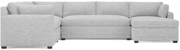 Weybridge Frost Performance U-Chaise Sectional - Right Chaise - 142"