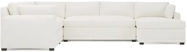 Weybridge Canvas Performance U-Chaise Sectional - Right Chaise - 142"