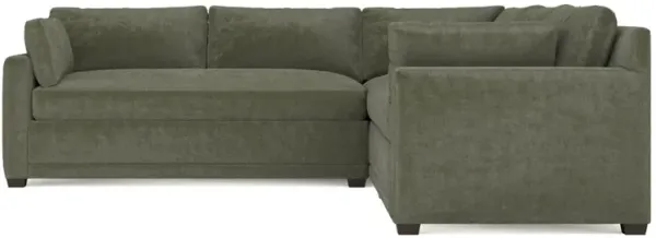 Weybridge Sage Green Corner Sectional - Left End - 110"