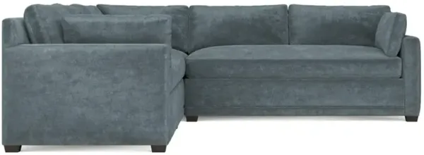 Weybridge Slate Blue Corner Sectional - Right End - 110"
