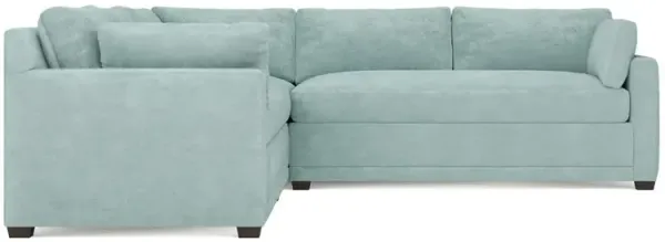 Weybridge French Blue Corner Sectional - Right End - 110"
