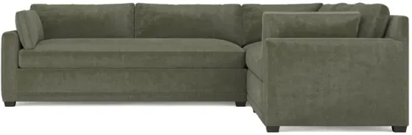 Weybridge Sage Green Corner Sectional - Left End - 123"