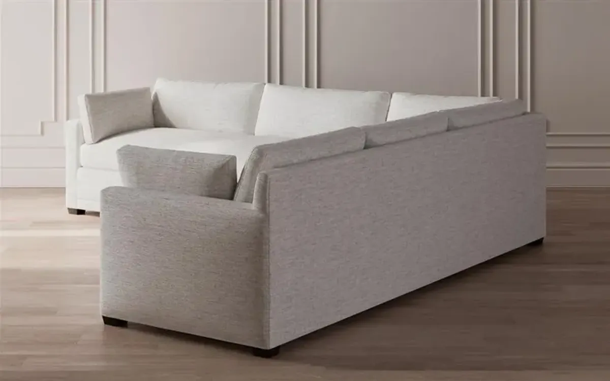 Weybridge Snow Performance Corner Sectional - Left End - 123"