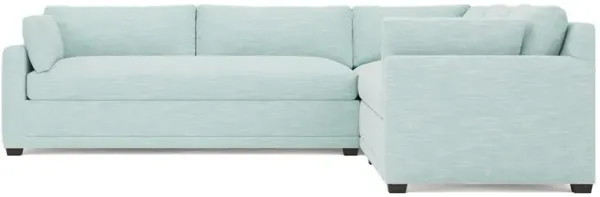 Weybridge Sea Mint Performance Corner Sectional - Left End - 123"