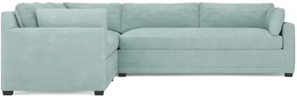 Weybridge French Blue Corner Sectional - Right End - 123"