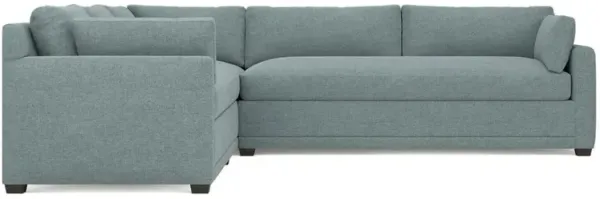 Weybridge Heathered Teal Corner Sectional - Right End - 123"
