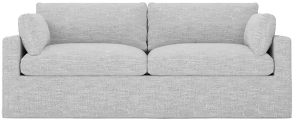 Weybridge Frost Performance Slipcovered 2-Cushion Sofa - 88"