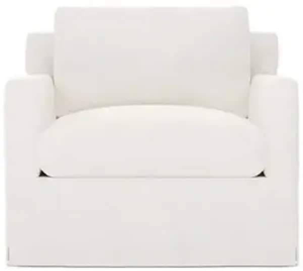 Weybridge Canvas Performance Slipcovered Chair