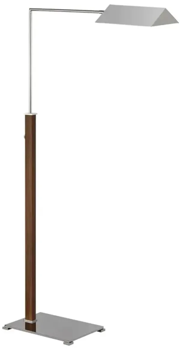 Visual Comfort Copse Medium Pharmacy Polished Nickel Adjustable Floor Lamp