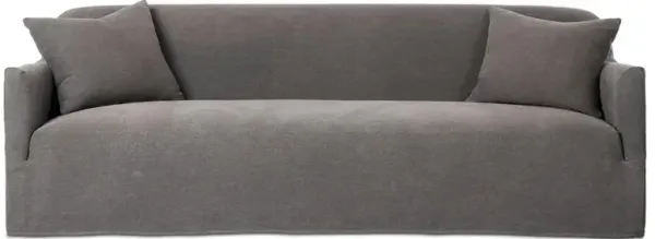 Lowell Broadway Denim Linen Slipcover Sofa - 96"W