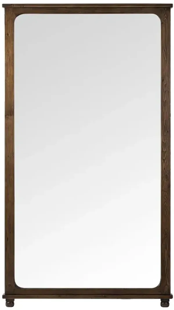 Orleans Aged Pine Floor Mirror