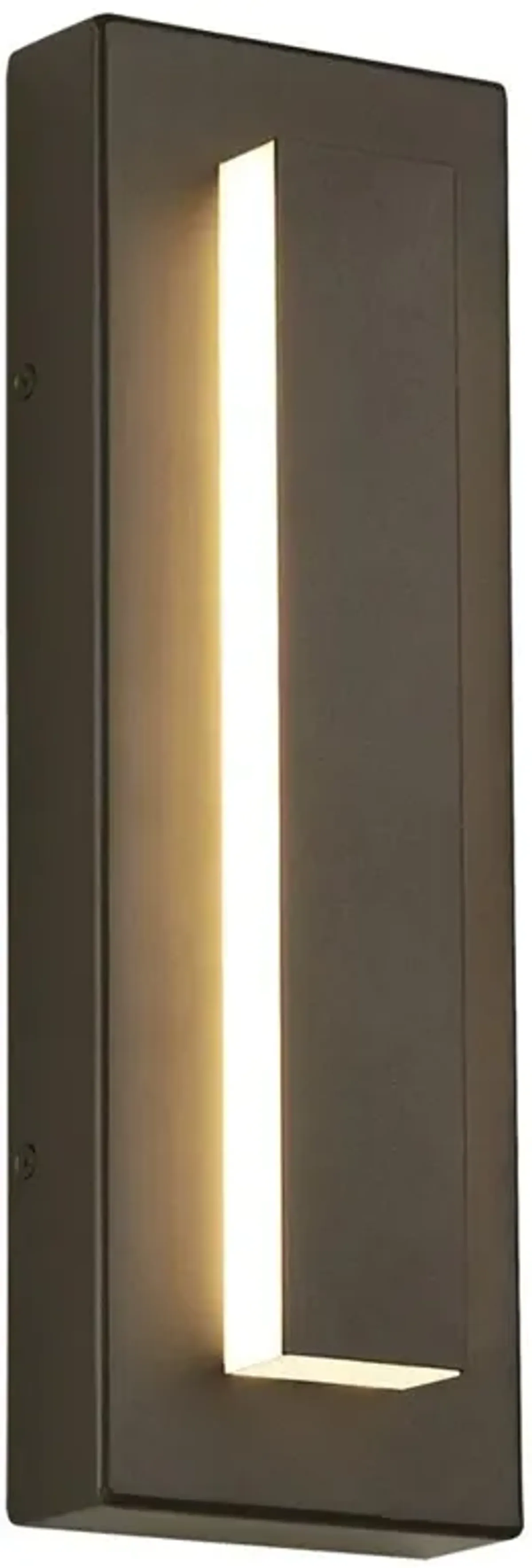 Visual Comfort Modern Aspen Charcoal Surge Protection Outdoor Sconce - 15"