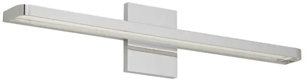 Visual Comfort Modern Banda Chrome Bath Sconce - 24"