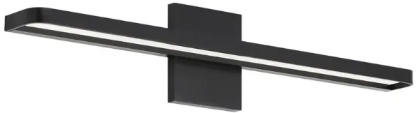 Visual Comfort Modern Banda Matte Black Bath Sconce - 24"