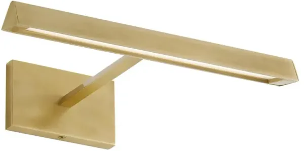 Visual Comfort Modern Dessau Natural Brass Picture Light Sconce - 12"