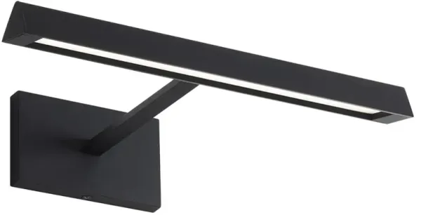 Visual Comfort Modern Dessau Nightshade Black Picture Light Sconce - 12"