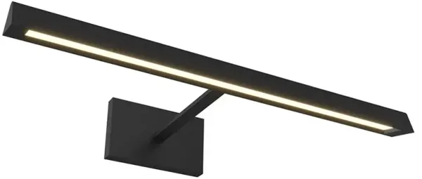 Visual Comfort Modern Dessau Nightshade Black Picture Light Sconce - 18"