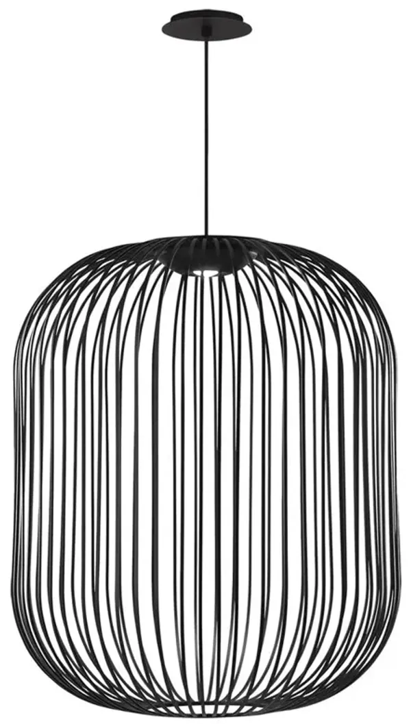 Visual Comfort Modern Kai Nightshade Black Pendant - Medium