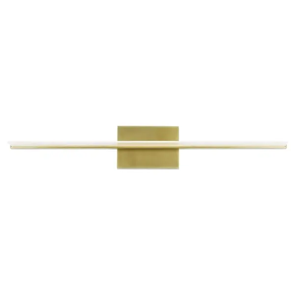 Visual Comfort Modern Span Plated Brass LED 3000K 120V Bath Sconce - 36"