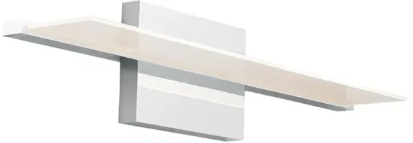 Visual Comfort Modern Span Satin Nickel LED 3000K 120V Bath Sconce - 24"