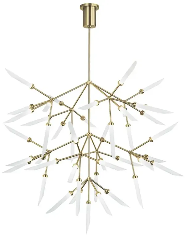 Visual Comfort Modern Spur Aged Brass Chandelier - Grande