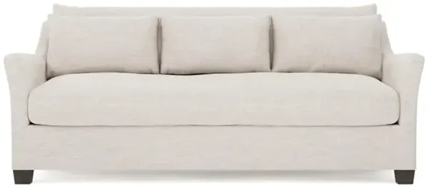 Pauline Heathered Cream Performance Sofa - 85"