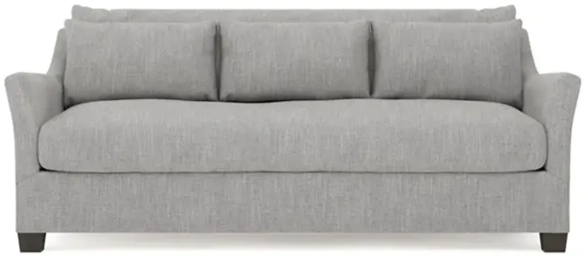 Pauline Nickel Performance Sofa - 85"