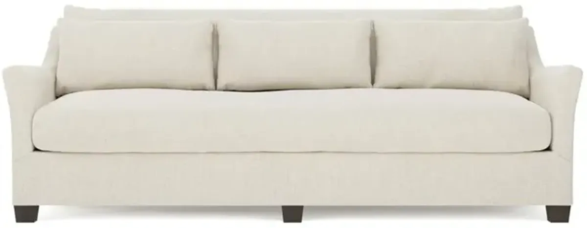 Pauline Vanilla Sofa - 98"